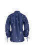 Camisa Lovely Tulip Manga Larga Navy